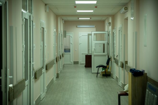 corridor, hospital, infectious